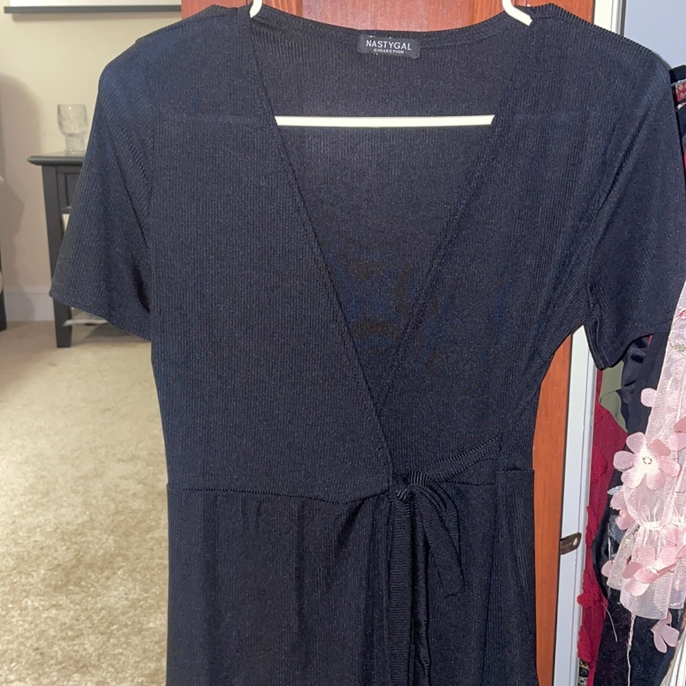 Nasty gal wrap tie top or mini dress